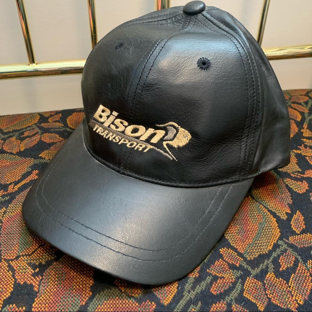 Leather Embroidered Baseball Hat